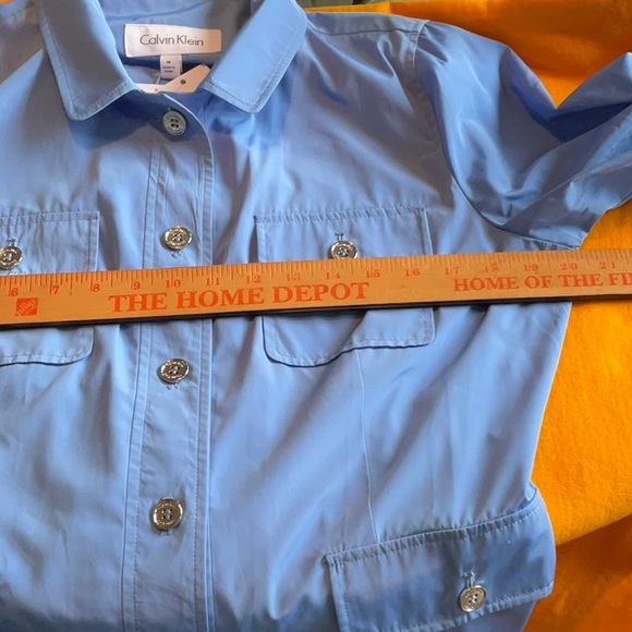 CALVIN KLEIN Blue Jacket Size M, NWT - Picture 7 of 15